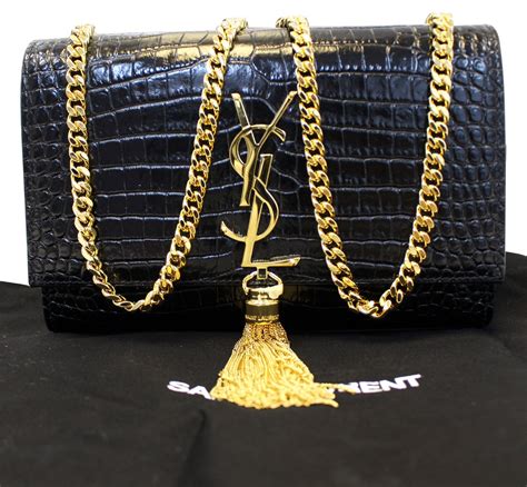 ysl cluch bag|ysl crocodile clutch.